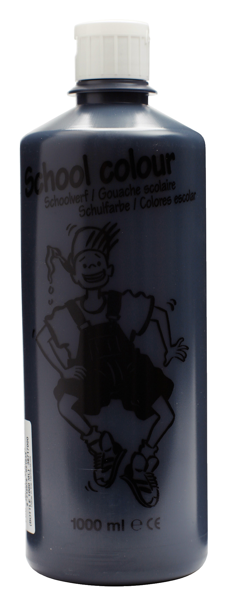 Talens Schoolverf Fles 1000 ml Zwart 700