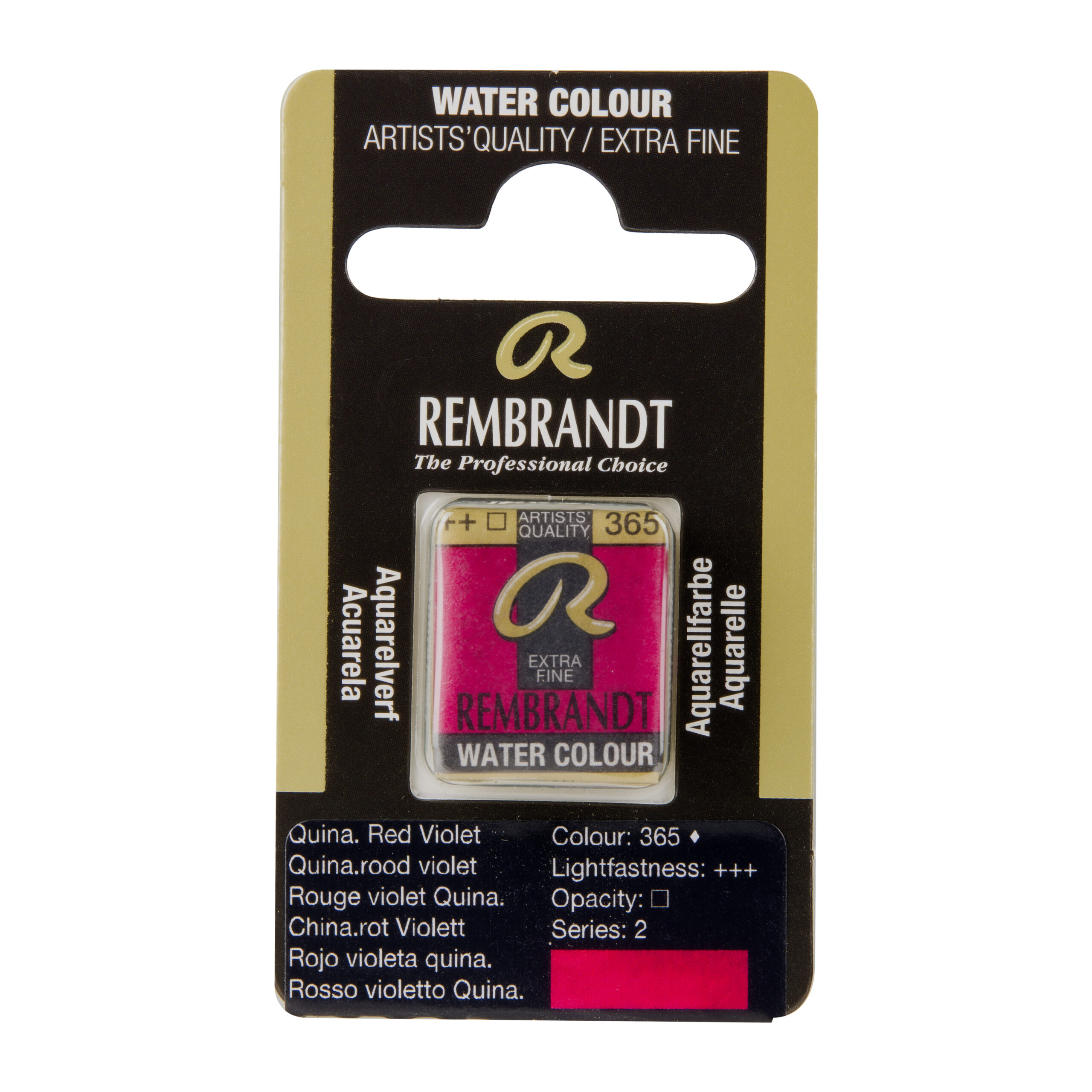 Rembrandt Aquarelverf Napje Quinacridonerood Violet 365