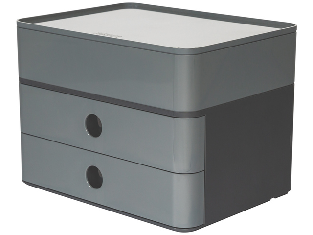 Smart-box plus Han Allison 2 lades en box, graniet grijs