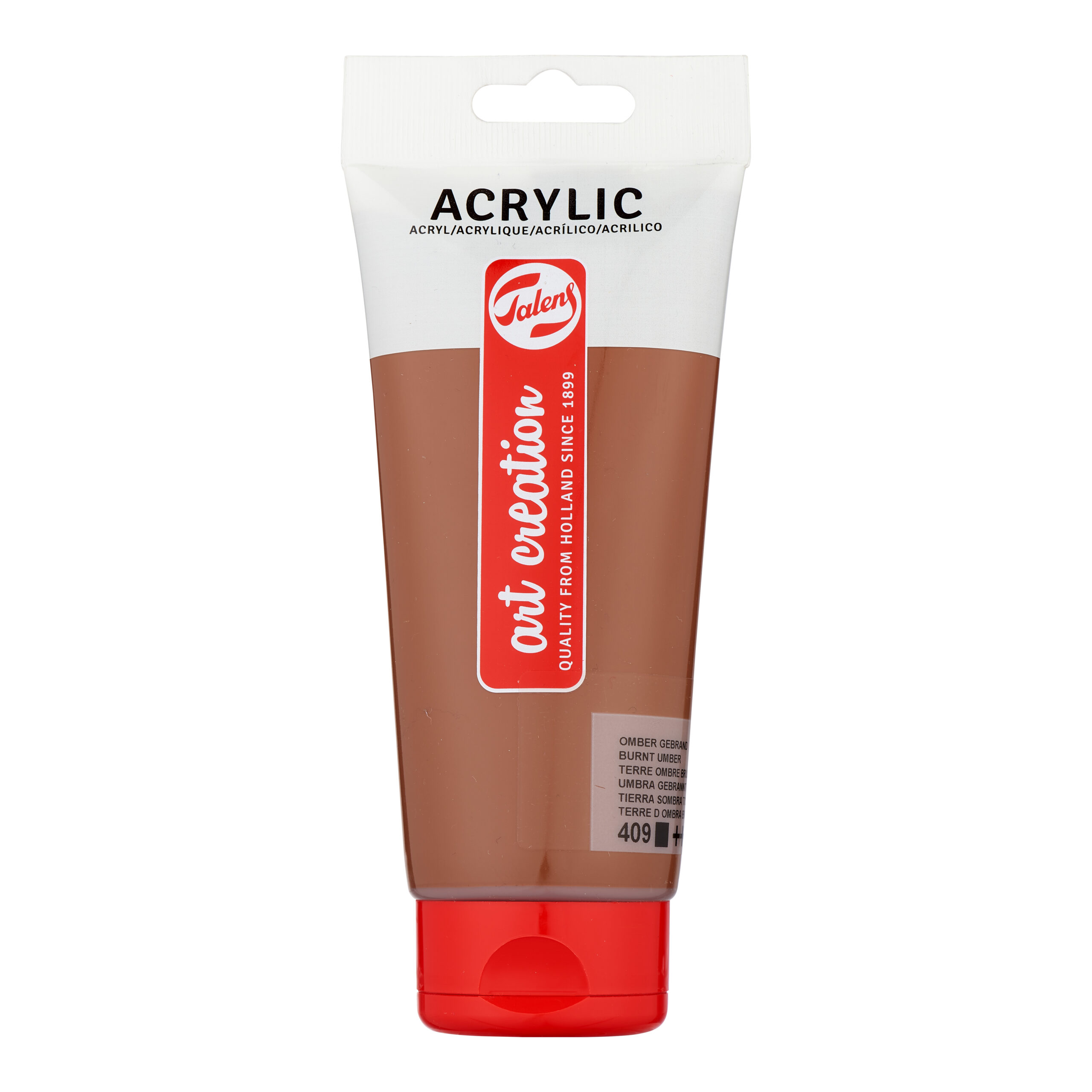 Talens Art Creation Acrylverf Tube 200 ml Omber Gebrand 409