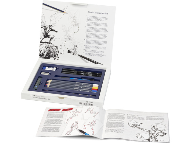 Tekenstift FC Pitt Artist Pen Comic Illustratie set