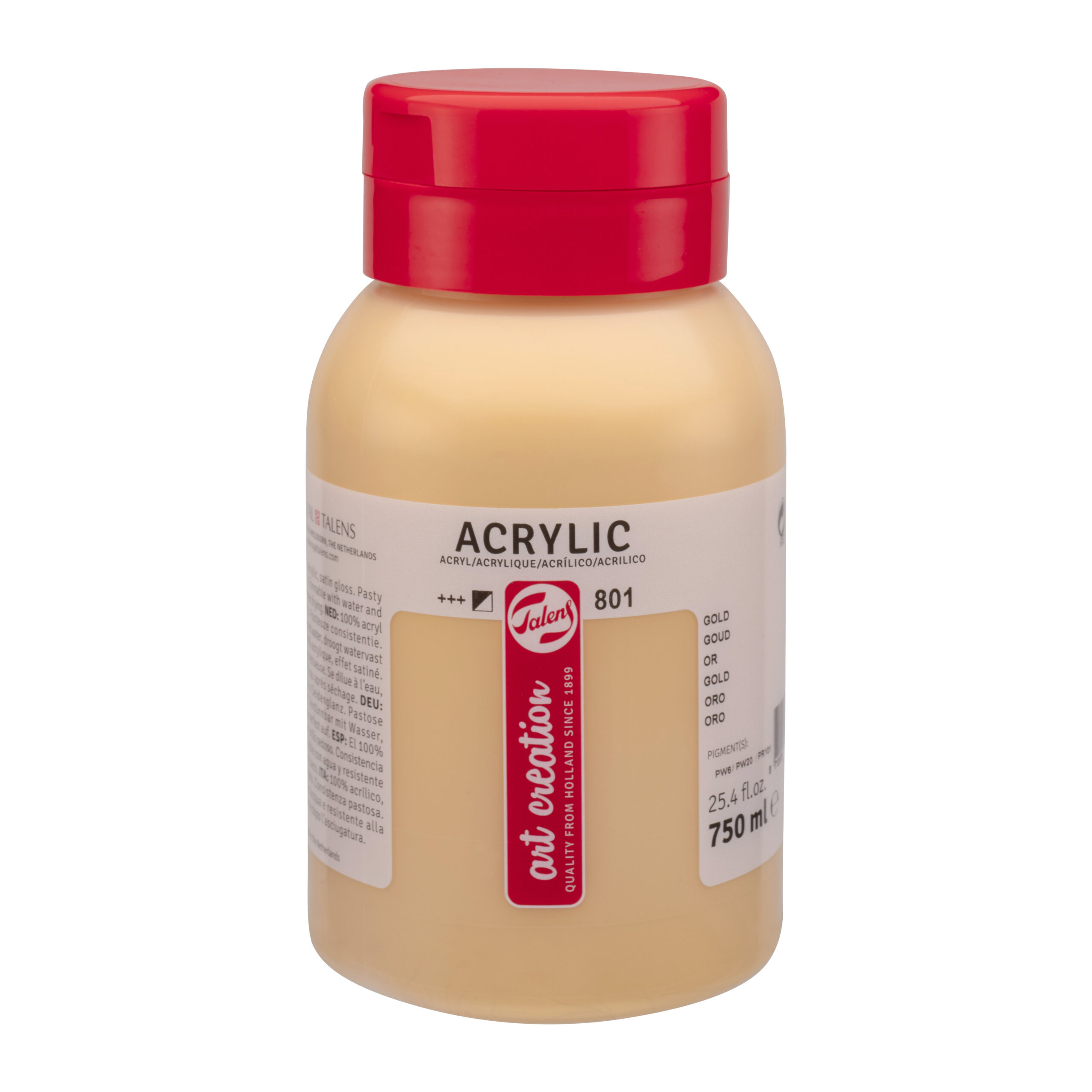 Talens Art Creation Acrylverf Pot 750 ml Goud 801