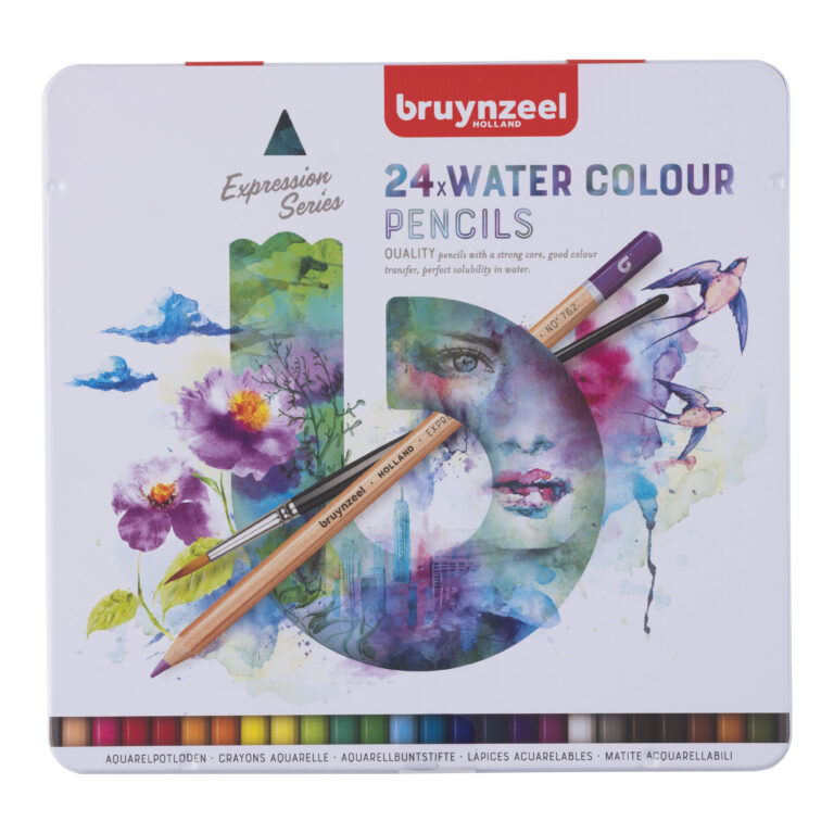 Bruynzeel Expression aquarelpotloden blik 24