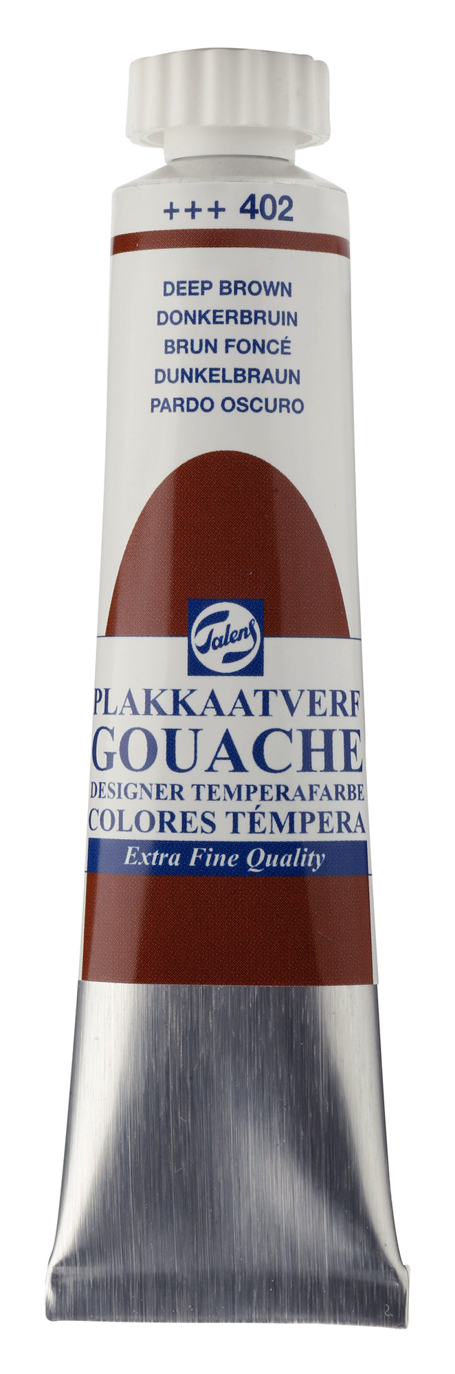 Talens Gouache Extra Fine Quality Tube 20 ml Donkerbruin 402