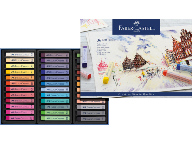 Pastelkrijt FC Creative Studio softpastel 36 delig etui