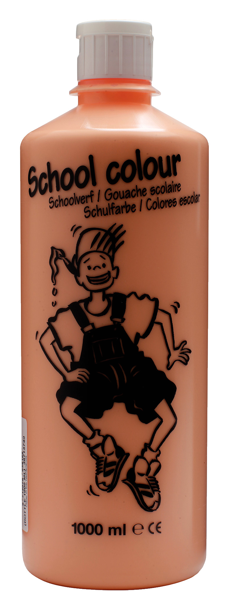 Talens Schoolverf Fles 1000 ml Roze Beige 374