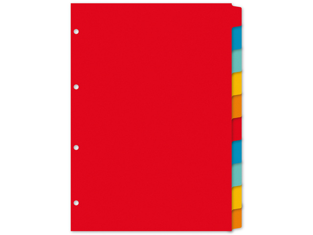 Tabblad Kangaro A4 blanco gerecycled manilla karton 180g - PE410