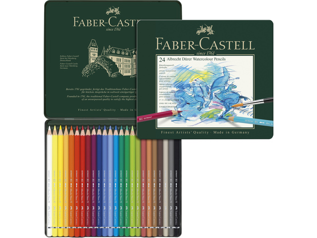 Aquarelpotlood FC A.Durer etui a 24st.