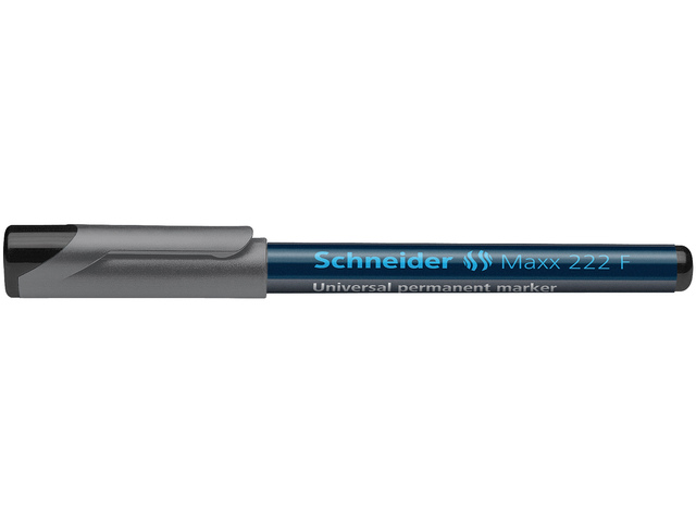 Marker Schneider Maxx 222 F 0,7mm permanent zwart