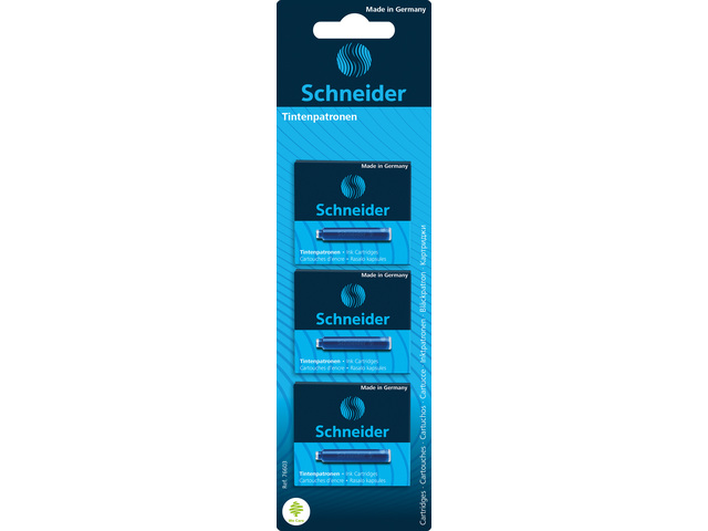 Inktpatronen Schneider 3 doosjes a 6 stuks op blister