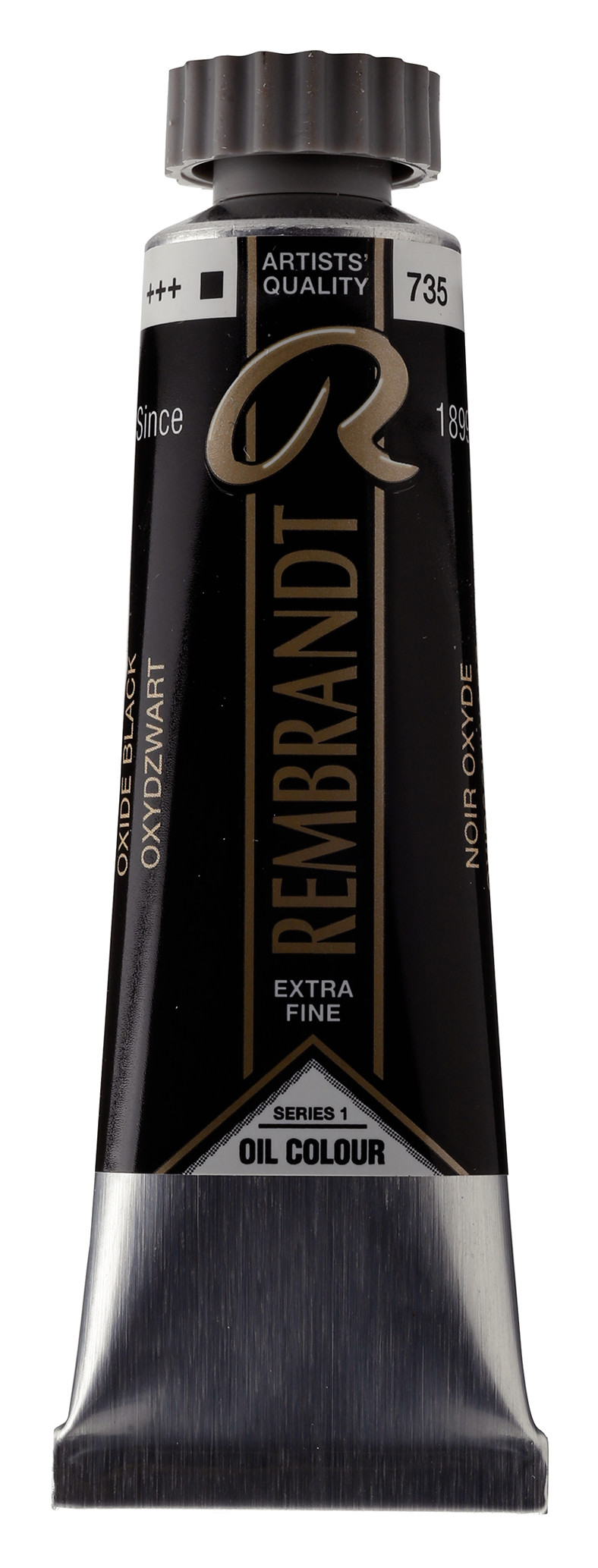 Rembrandt Olieverf Tube 15 ml Oxydzwart 735