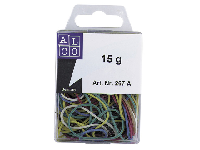 Elastieken Alco 20-50mm ass. doos 15 gram