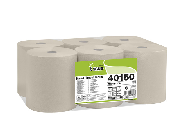 Handdoekrol Celtex E-Tissue 2-laags beige 150 meter krimp