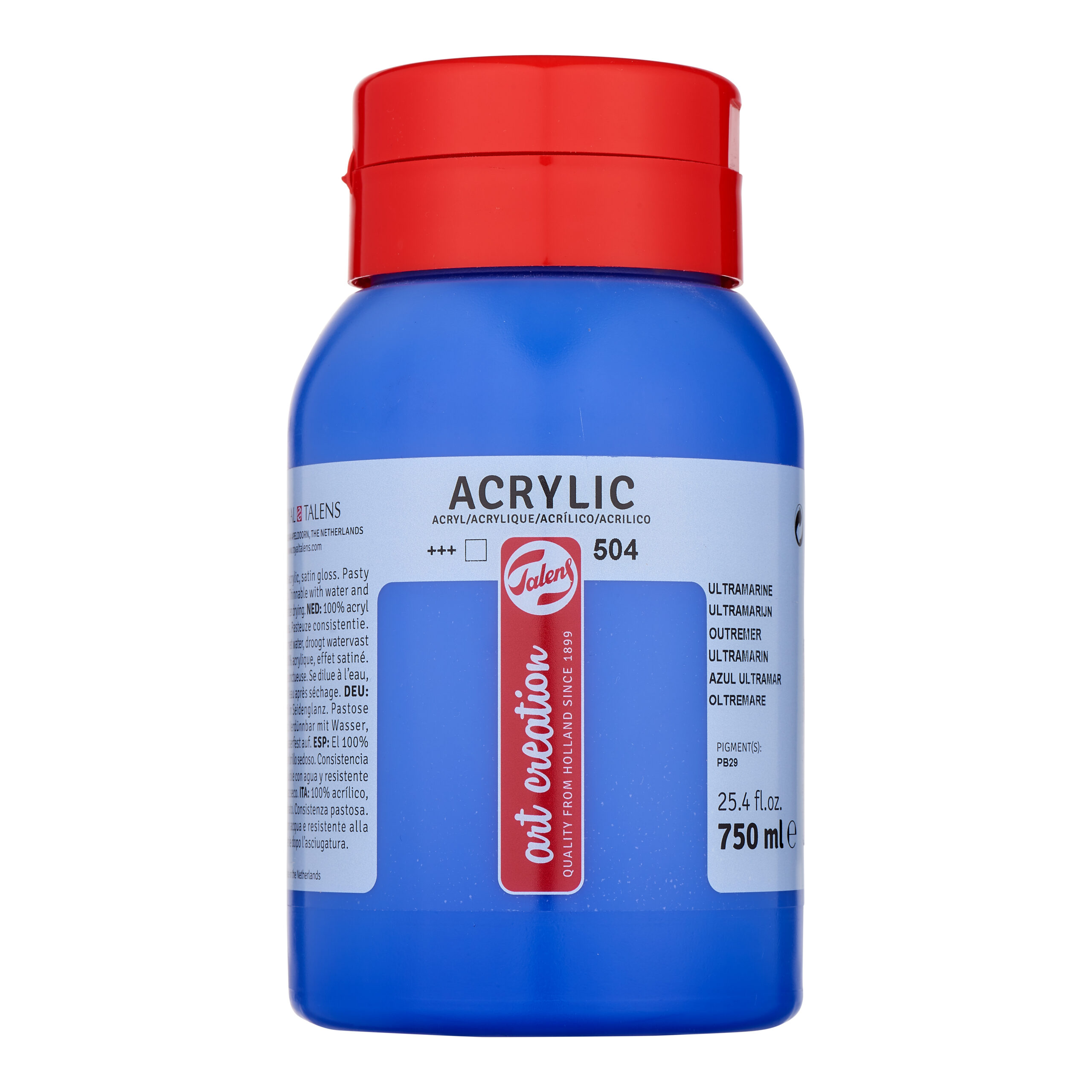 Talens Art Creation Acrylverf Pot 750 ml Ultramarijn 504
