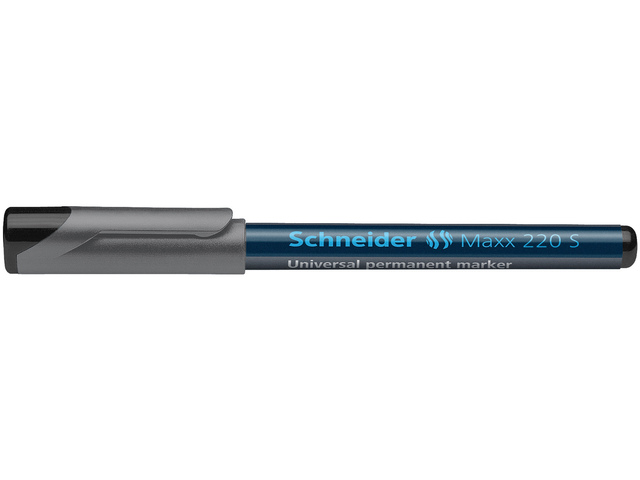 Marker Schneider Maxx 220 S 0,4mm permanent zwart