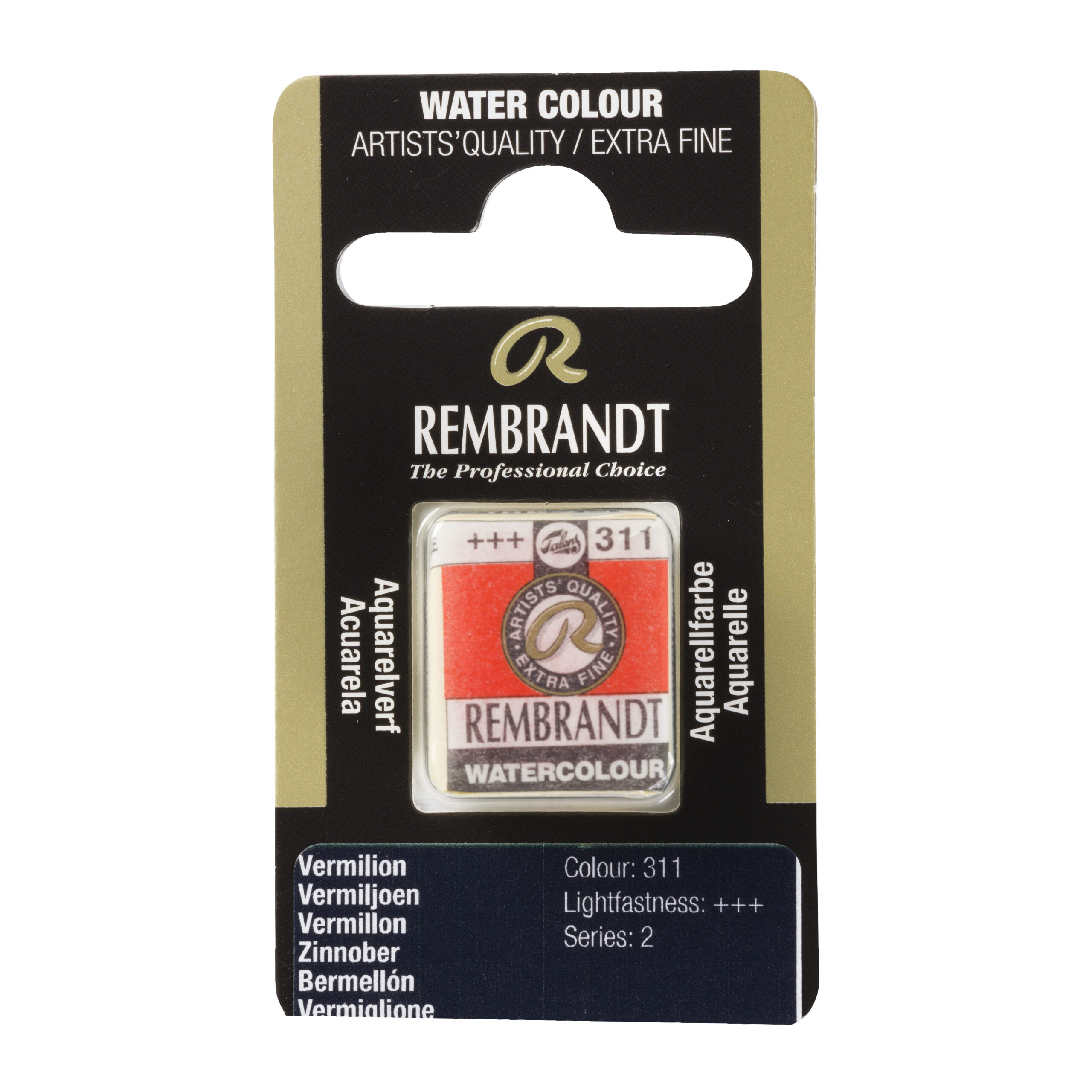 Rembrandt Aquarelverf Napje Vermiljoen 311