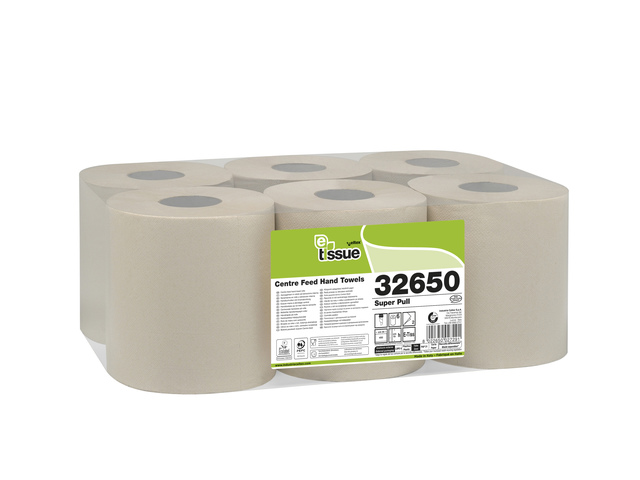 Poetspapier Celtex E-Tissue Centerfeed Midi 2-laags beige - CE-C32650