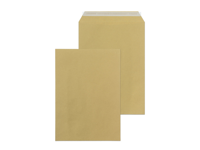 Envelop Raadhuis 229x324mm C4 akte plakstrip kraft 110gr 250