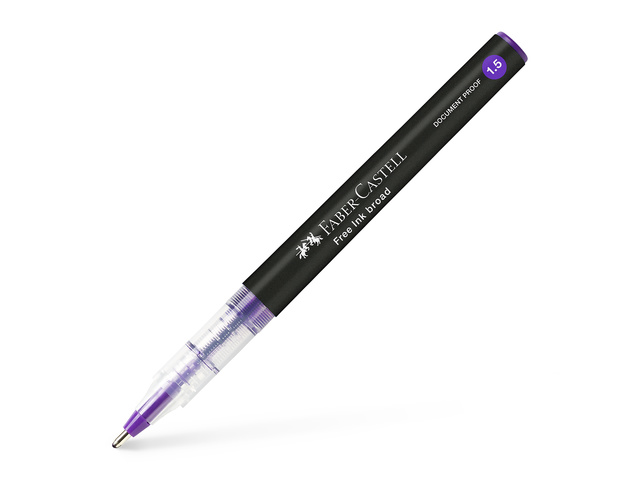 Inktroller FC 1.5mm paars met venster om