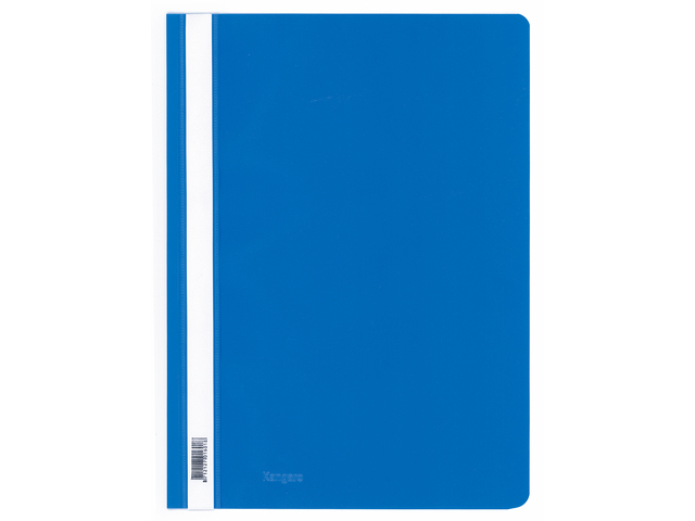 Snelhechtermap Kangaro A4 PP blauw krimp a 25 stuks