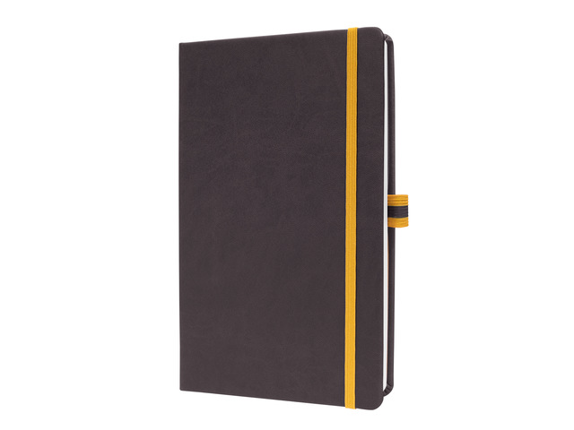 Notitieboek Linescape A5 HC donker grijs lijn 176pag 80gr