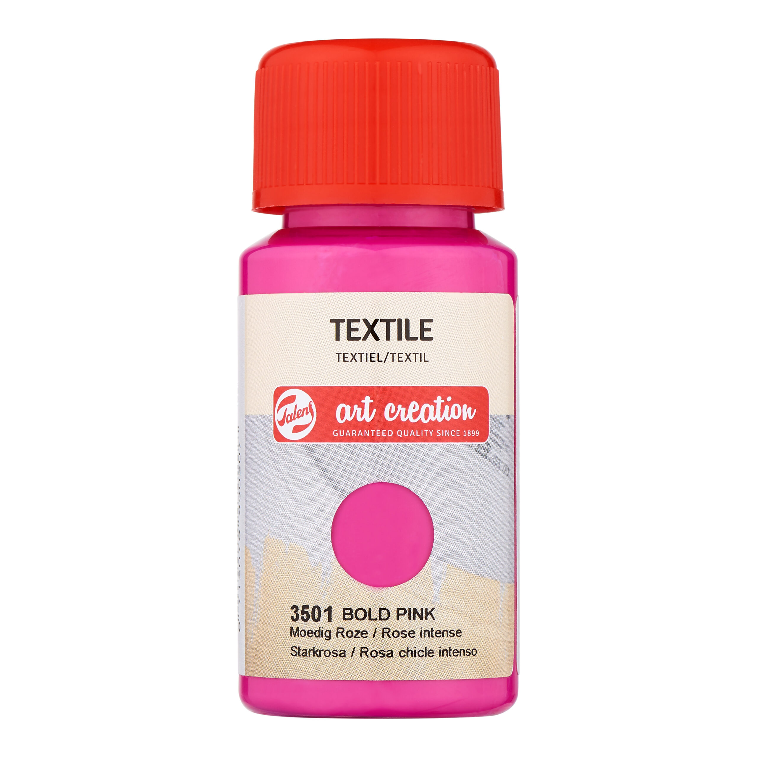 Talens Art Creation Textiel Fles 50 ml Moedig Roze 3501