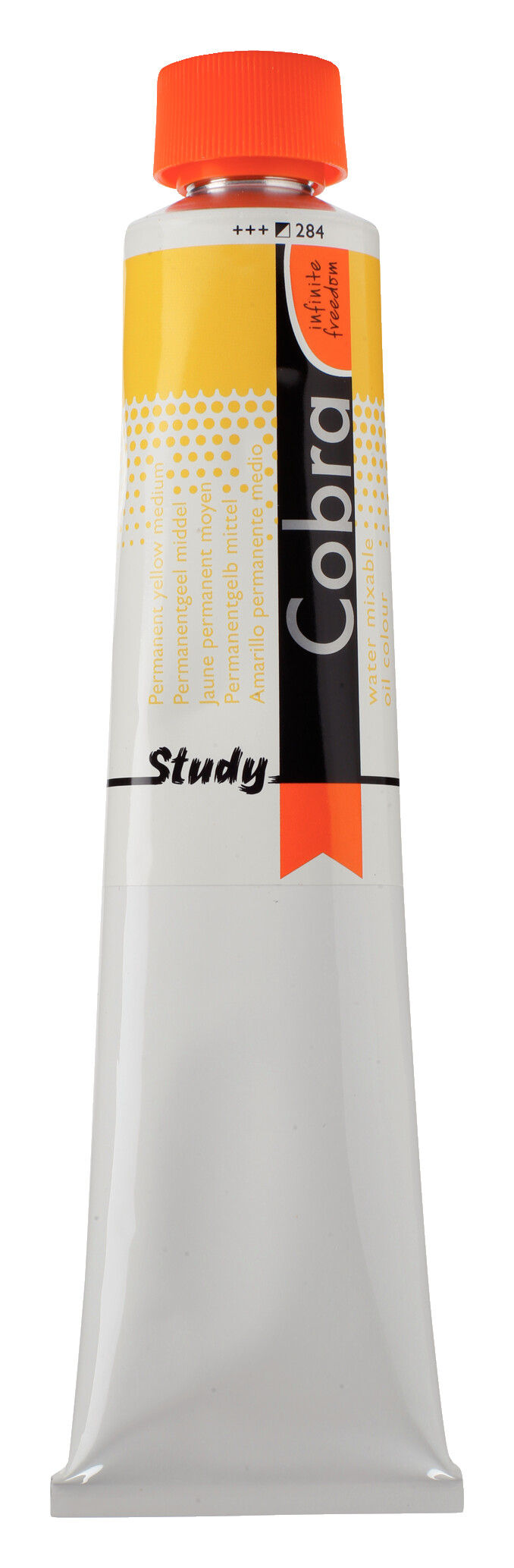 Cobra Study Water Vermengbare Olieverf Tube 200 ml Permanentgeel Middel 284