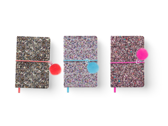 Notitieboek Summer fun A6 met-elastiek en sleutelhanger