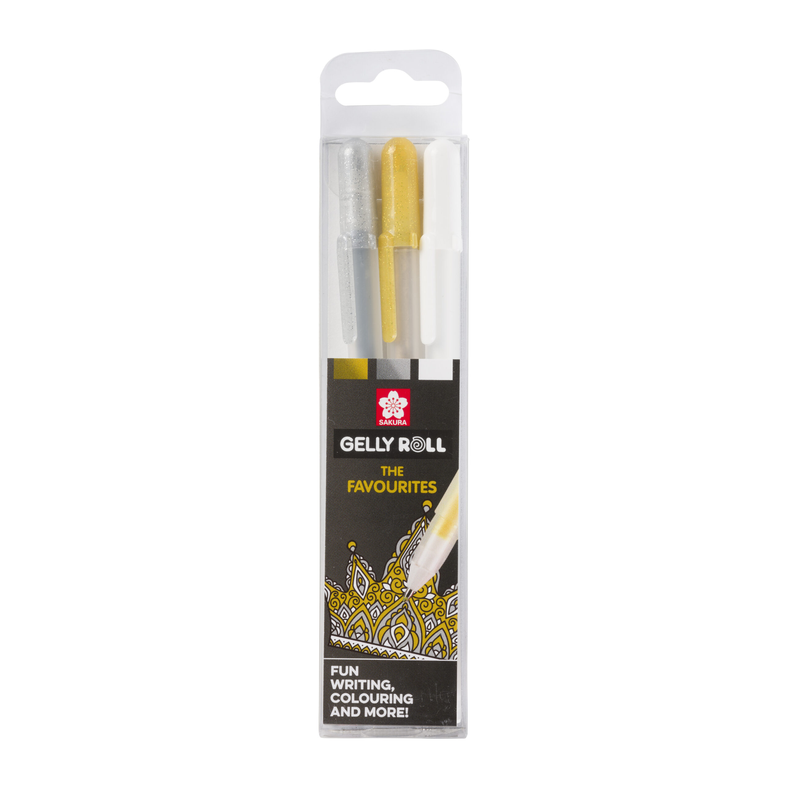 Sakura Gelly Roll Mixed Set 3 Goud Zilver Wit