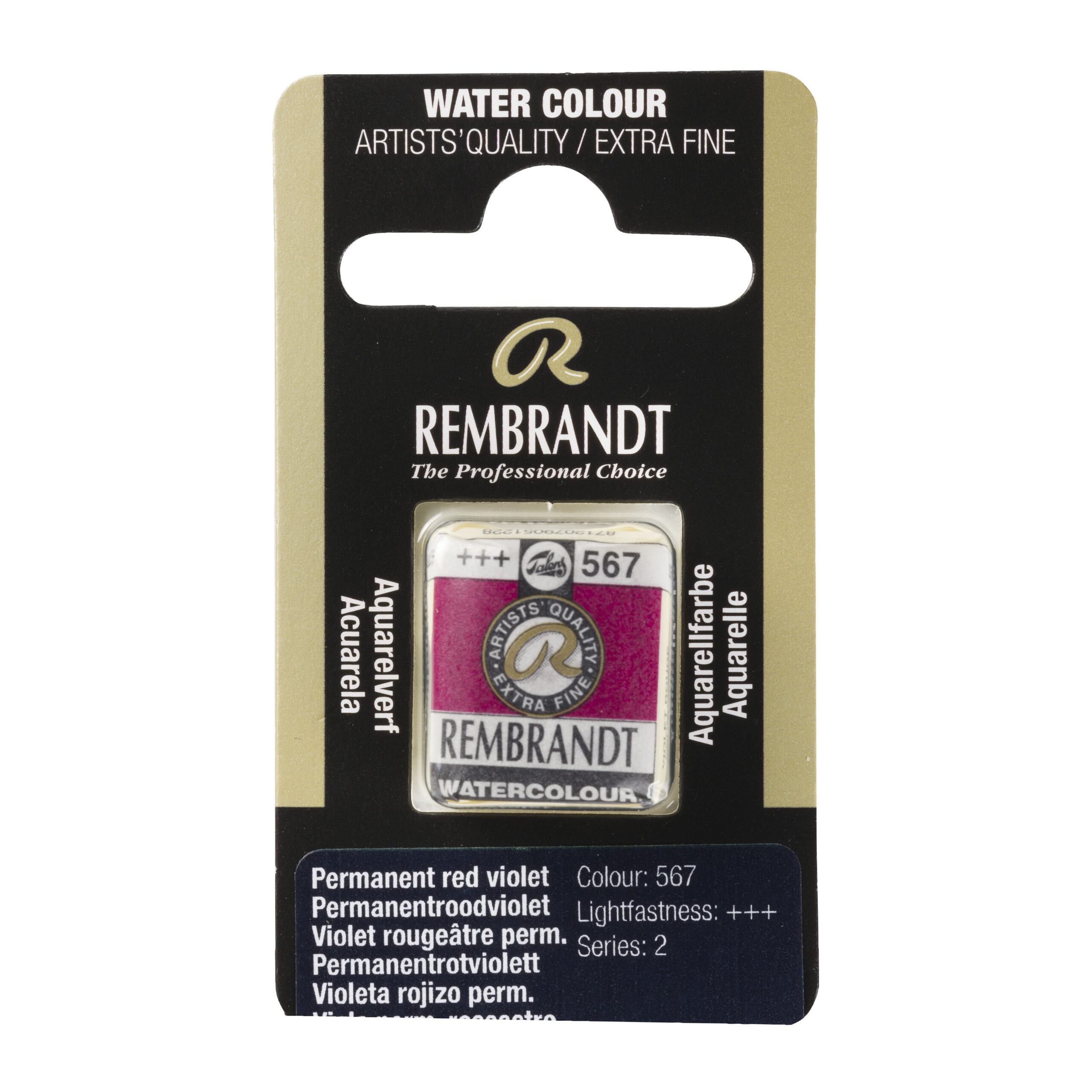 Rembrandt Aquarelverf Napje Permanentroodviolet 567
