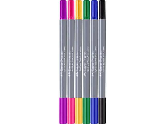 Duo aquarelmarker FC Goldfaber etui 6st. Graffiti