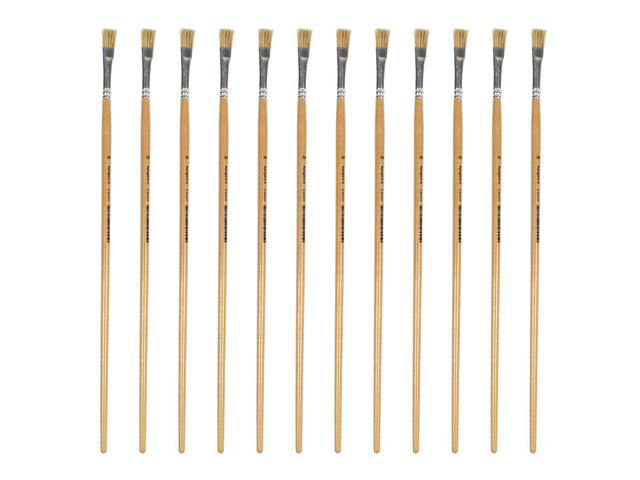 Lyonse penseel Kangaro #10 gelakt hout doos a 12 stuks
