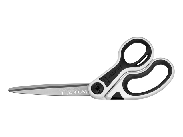 Schaar westcott carbo nitride 23 cm zwart op blister
