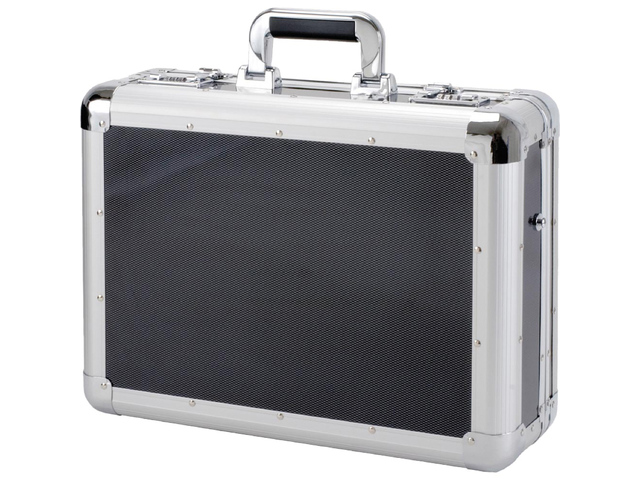 Laptop koffer Alumaxx C-1 aluminium zilver-carbon