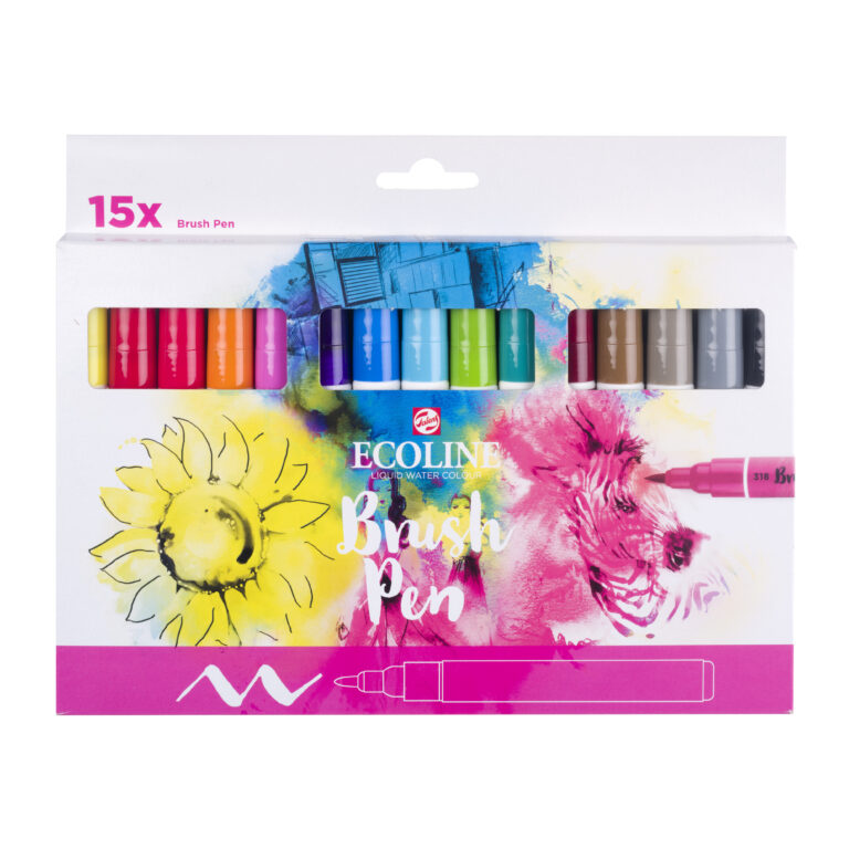 Ecoline Brush Pen set | 15 kleuren