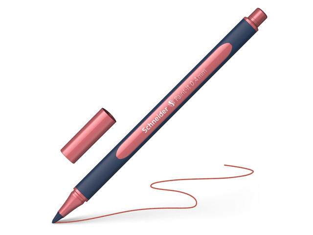 Metallic rollerball Schneider Paint-it 050 0.4mm vintage rood