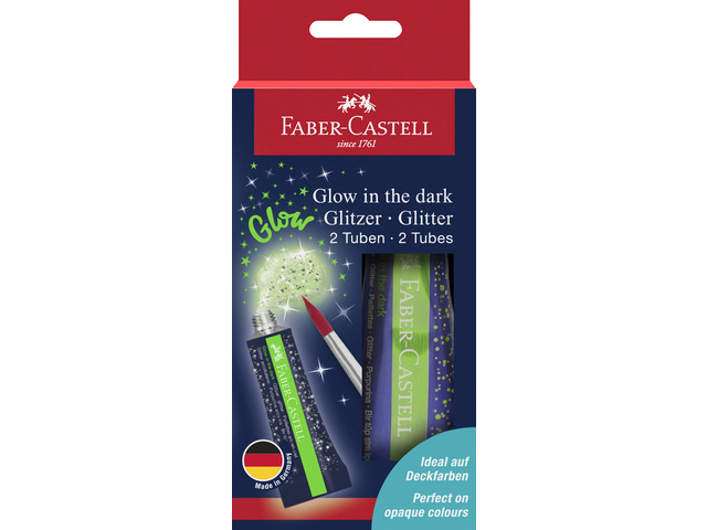 Glitter FC Glow in the dark glitter 2x12ml