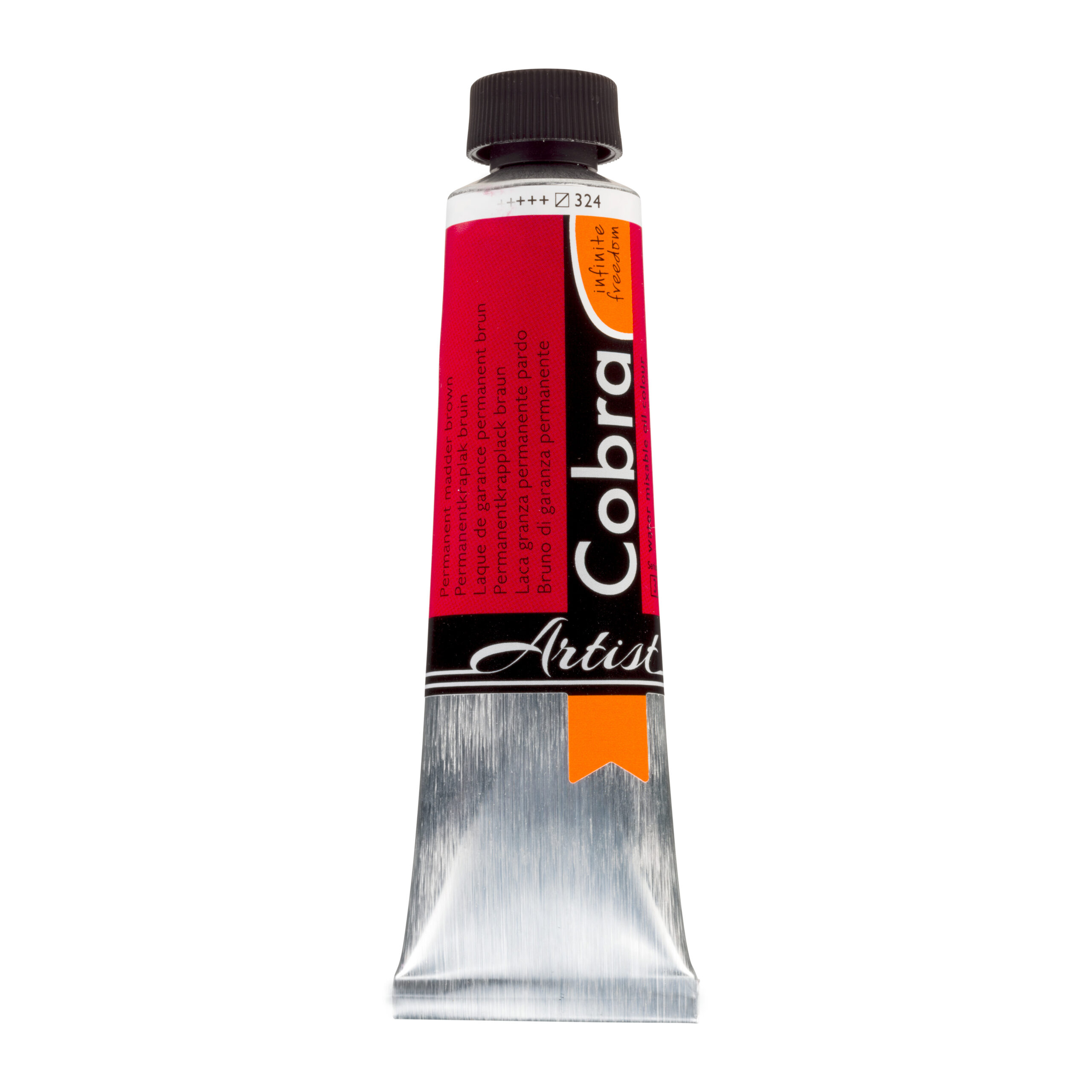 Cobra Artist Water Vermengbare Olieverf Tube 40 ml Permanentkraplak Bruin 324
