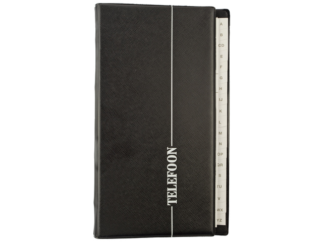 Telefoonregister Kangaro A-Z 4-rings zwart