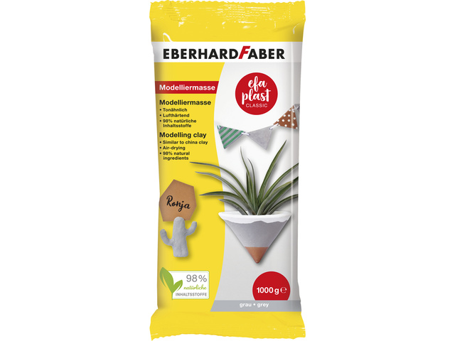 Efaplast Eberhard Faber 1000 gram grijs