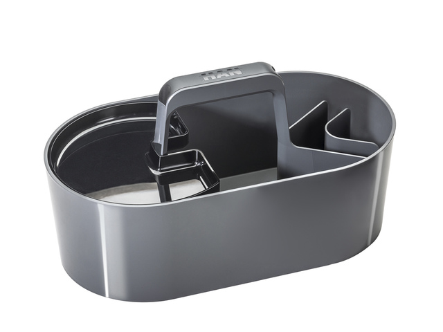 Toolbox Loft Han mobiele organiser graniet grijs