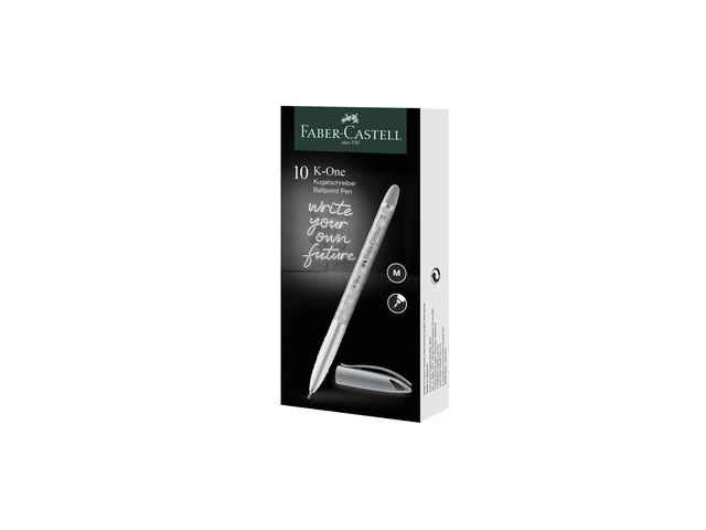 Balpen FC K-One 0.7 zwart doos a 10 stuks