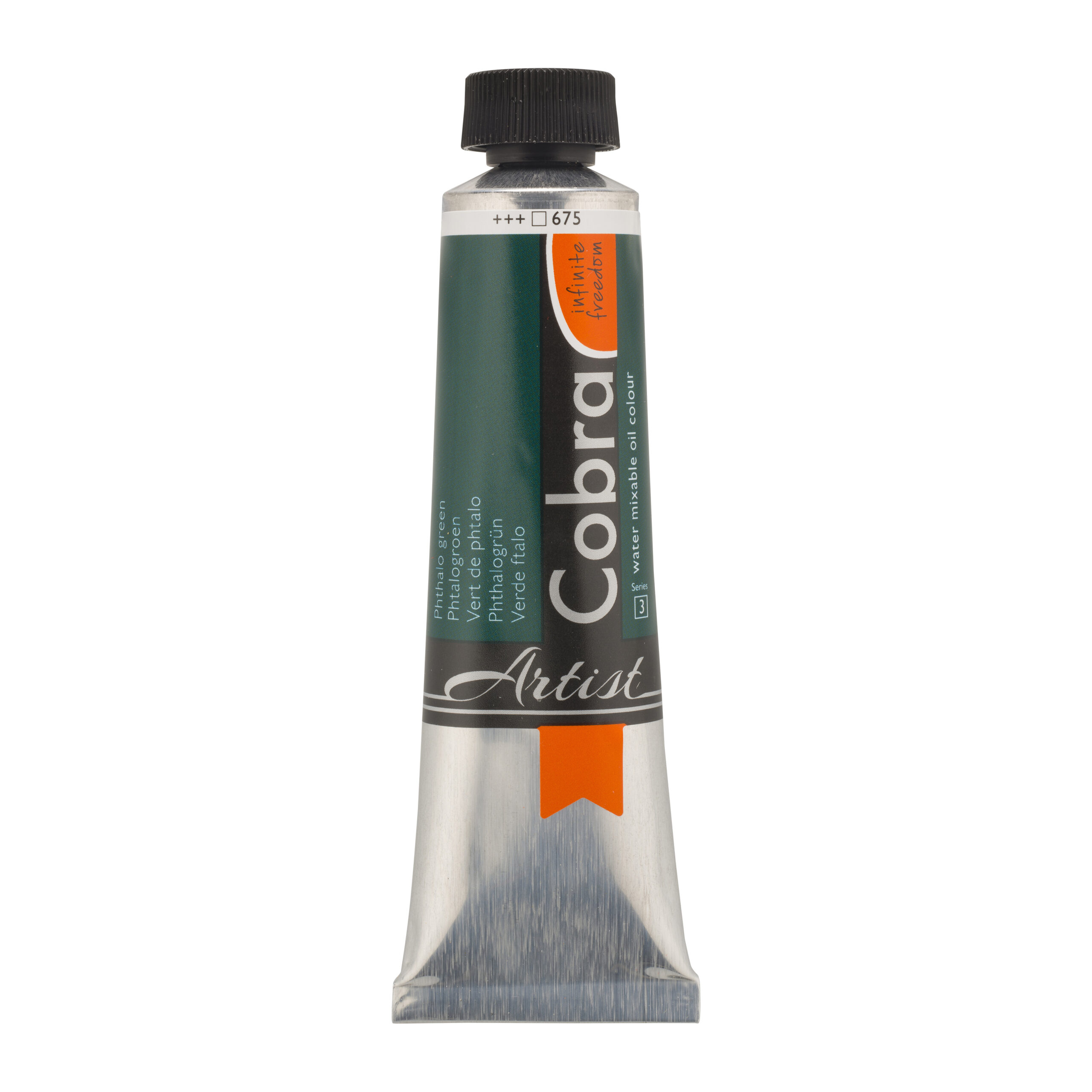 Cobra Artist Water Vermengbare Olieverf Tube 40 ml Phtalogroen 675