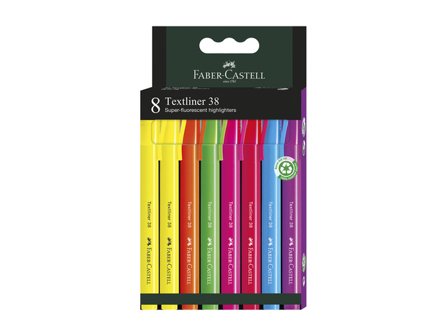 Tekstmarker FC 38 etui 8 stuks