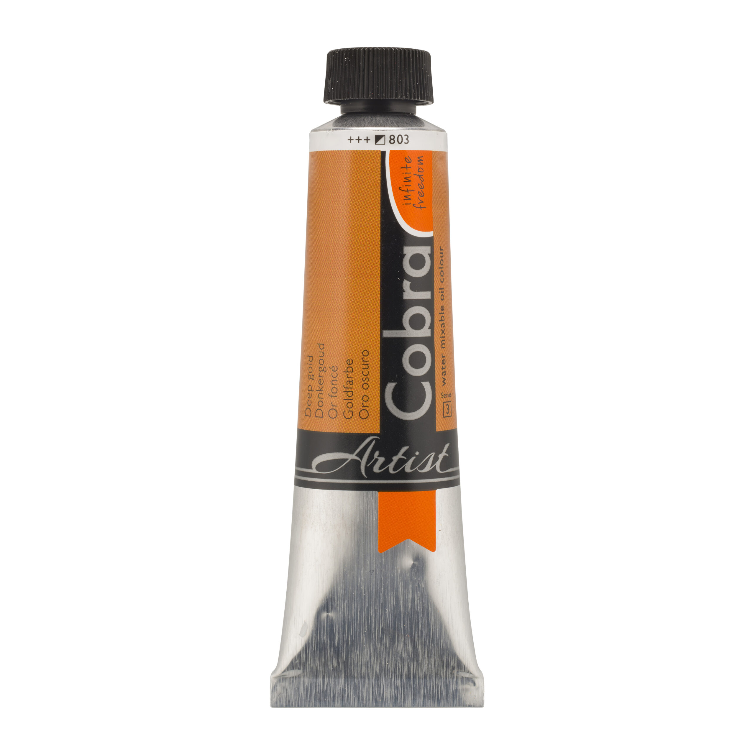 Cobra Artist Water Vermengbare Olieverf Tube 40 ml Donkergoud 803