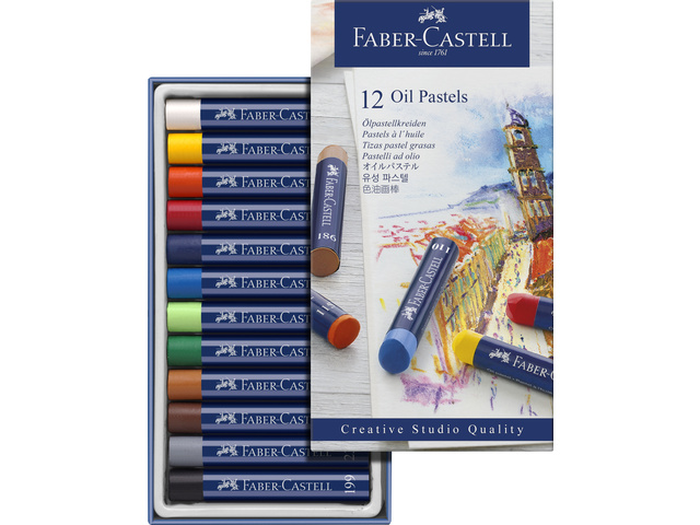 Oliepastels FC Creative Studio etui a 12st.