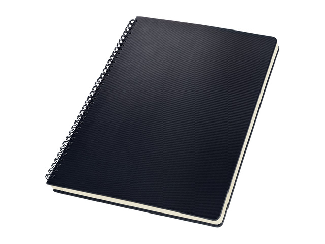 Notitieboek Conceptum A4 zwart 5mm ruit HC 160pag 80gr PEFC