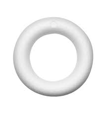 Piepschuim kring 12cm