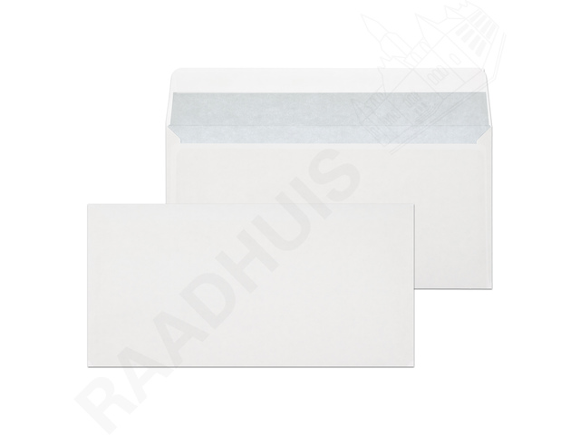 Envelop Raadhuis 110x220 DL dienst plakstrip wit 100gr 200