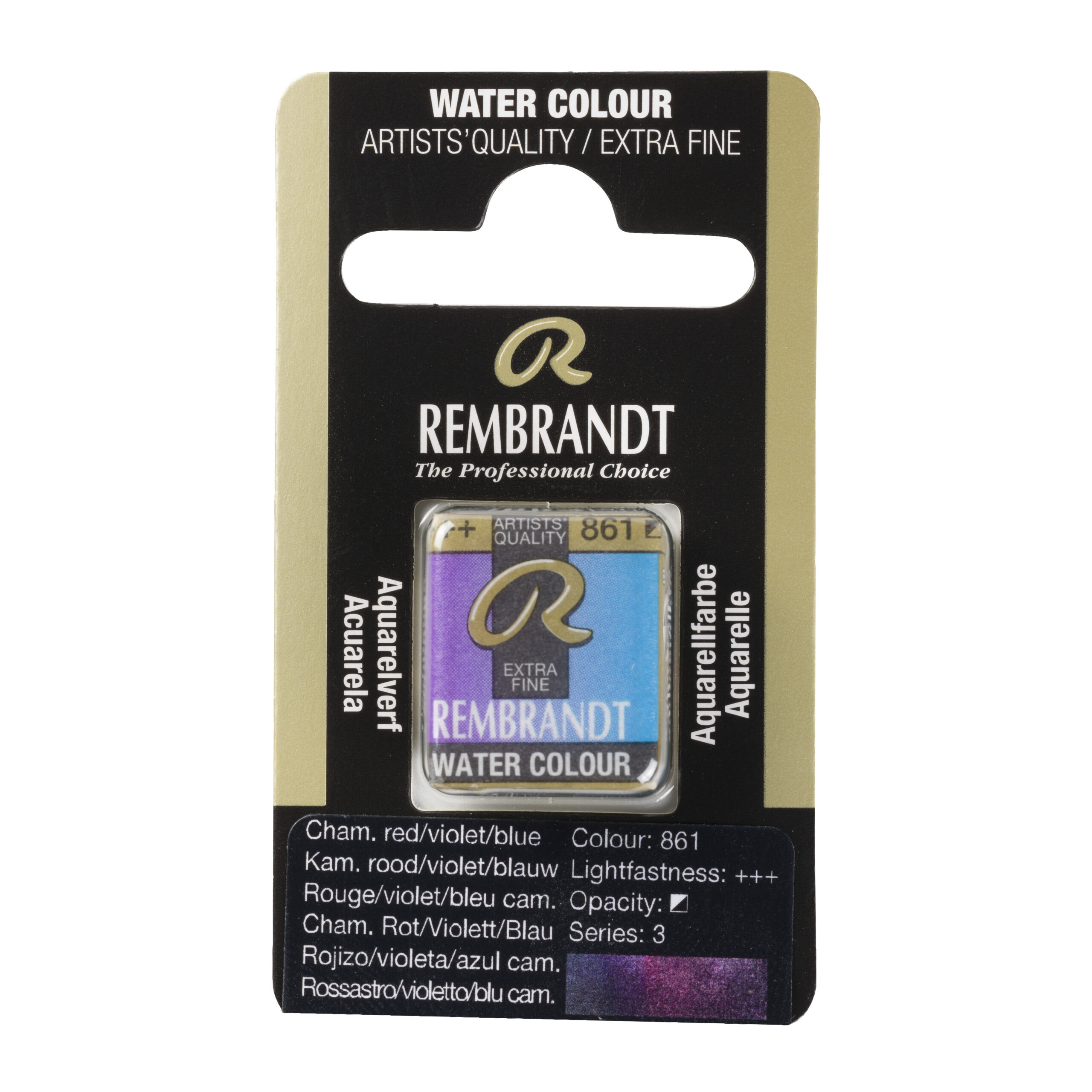 Rembrandt Aquarelverf Napje Kameleon Rood/Violet/Blauw 861
